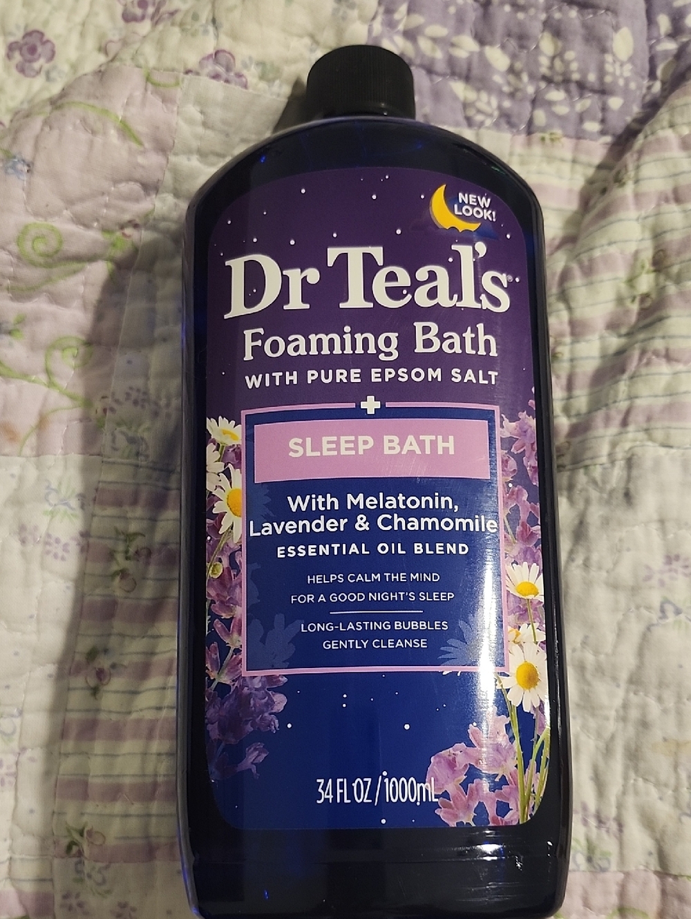 Sleep Bath Foaming Bath with Lavender & Chamomile - Purple